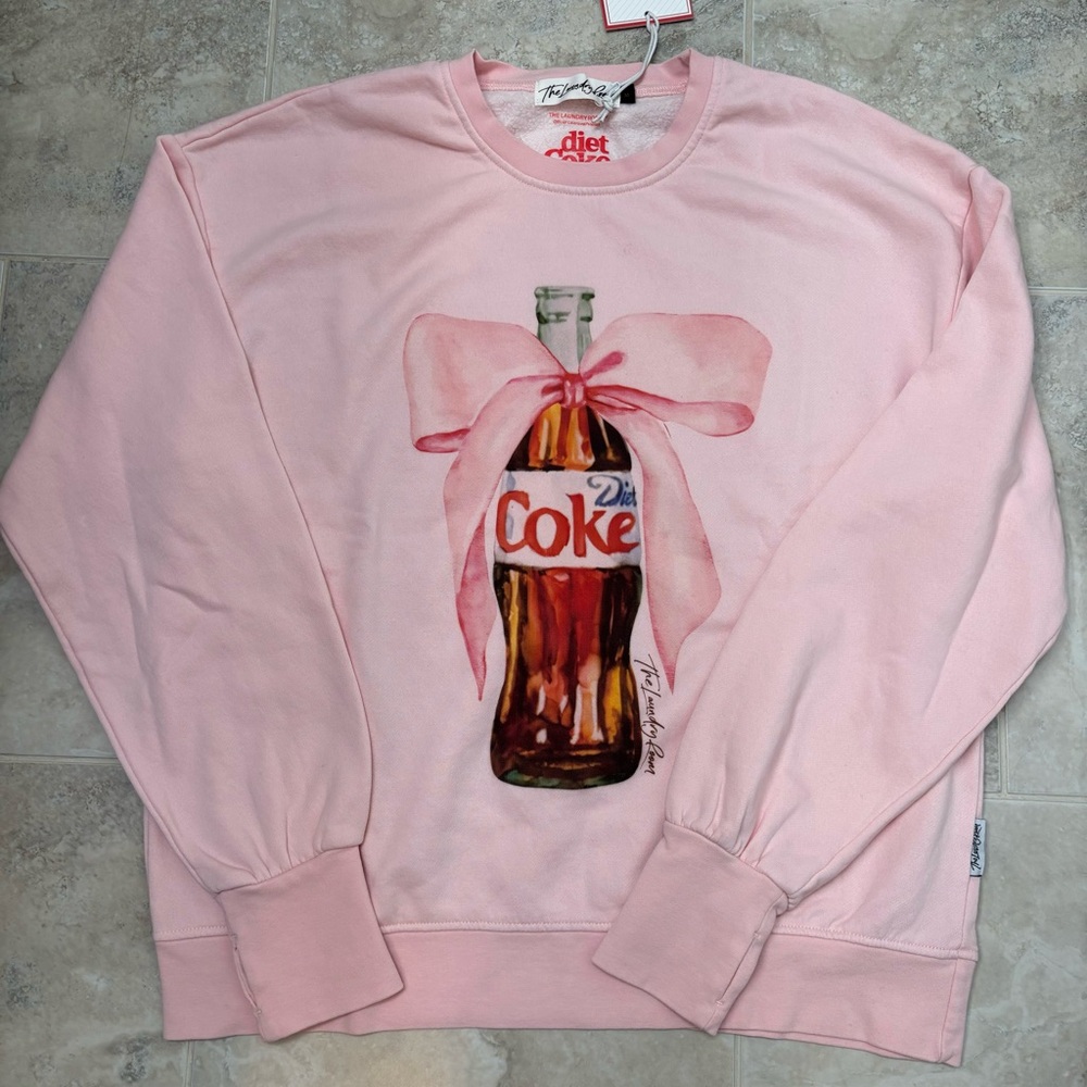 Pink Diet Coke Bow - Standard Jumper